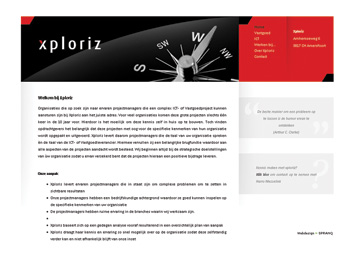 Xploriz website