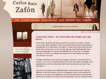 Carlos Ruiz Zafon site